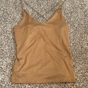 Brown gaze cami. Size S